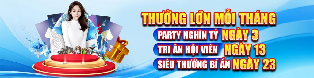 Thưởng lớn mỗi ngày cho hội viên